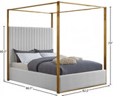 Jones Faux Leather Bed